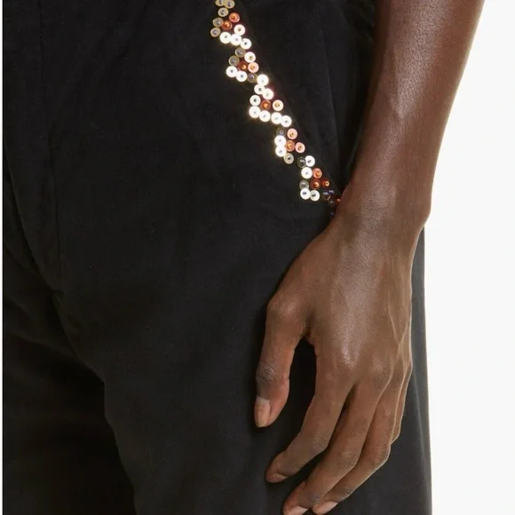 Beaded Garden Vine Trousers